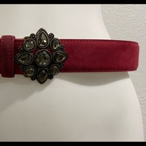 Vintage Style Jeweled Belt - Size S